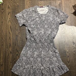 Parker Black and White Dress